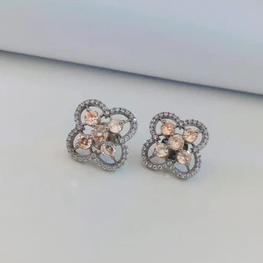 Mini Bronze Diamond Stud Earrings Zayn Luxury Jewellery